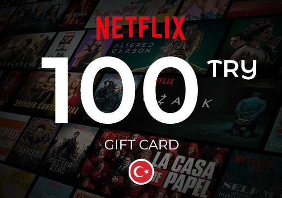Netflix Gift Card 100 TRY Key - TURKEY